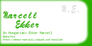 marcell ekker business card